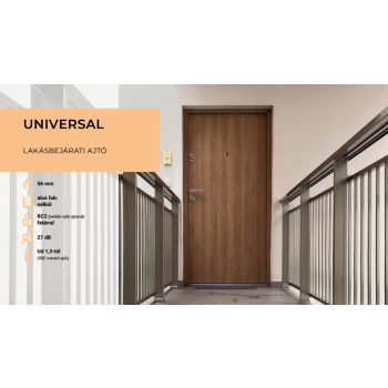 Delta universal lakasbejaráti ajtó adatlap enteriőr