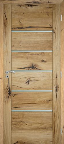 Modulo T3 Tamparo LAminolack felületű ajtó, üveges ajtólap, falgstaff tölgy szín