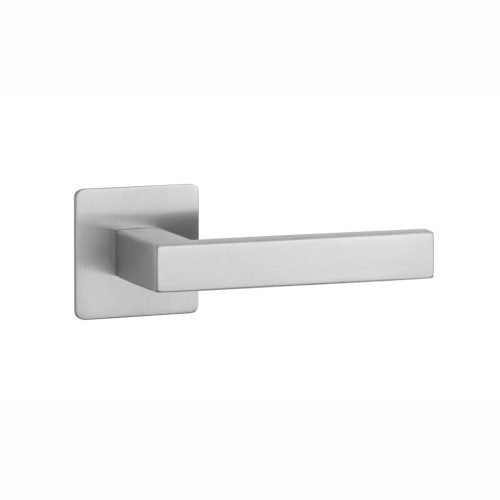 Square Aprile laprozettás kilincs, inox