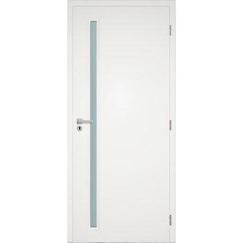 Beltéri ajtó CPL STANDARD, üveges,   Co-5 üvegezés, fehér CPL felület