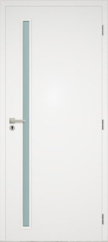 Beltéri ajtó CPL STANDARD, üveges,   Co-5 üvegezés, fehér CPL felület