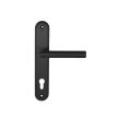 Universal hosszúcímes bejárati kilincs, fekete