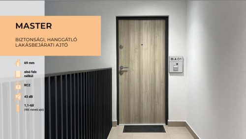 Delta MASTER lakasbejaráti ajtó enteriőr