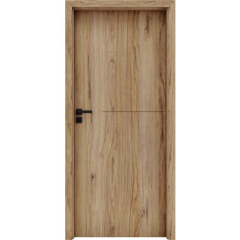 Linea Valle-5 Decorato dekor felületű ajtó mart  mintás ajtólap őszi tölgy dekor felület