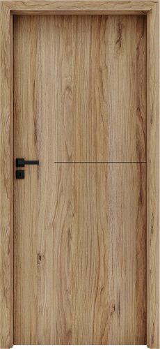 Linea Valle-5 Decorato dekor felületű ajtó mart  mintás ajtólap őszi tölgy dekor felület