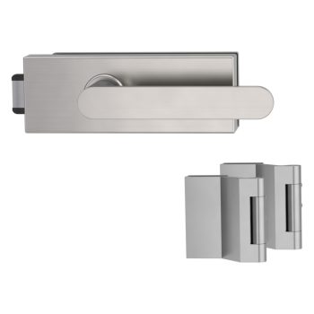 Puristo-S Griffwerk üvegajtó szett Avus kilinccsel, szatén nikkel, blind