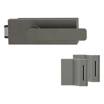 Puristo-S Griffwerk üvegajtó szett Minimal Modern kilinccsel kasmírszürke, blind