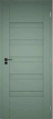 Modulo V1 Versano laminált felületű ajtó, tele ajtólap, zöld szín