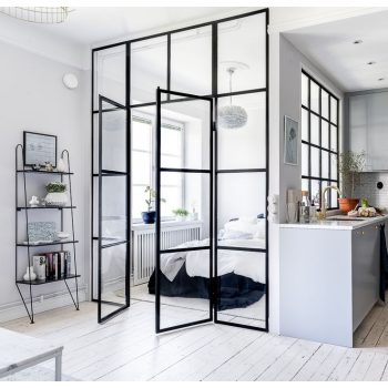 Loft stílusú nyíló ajtók