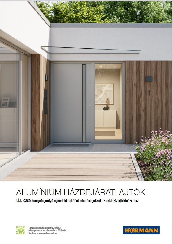 Hörmann alumínium bejárati ajtó katalógus